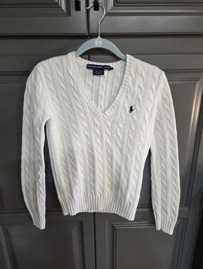 Ralph Lauren Sport 100% Cotton Cable Sweater